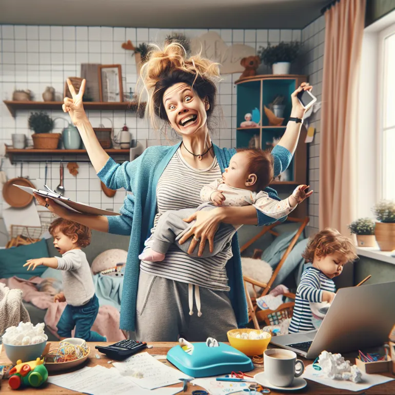 Мама в декрете: Юмор как Способ Преодоления Трудностей